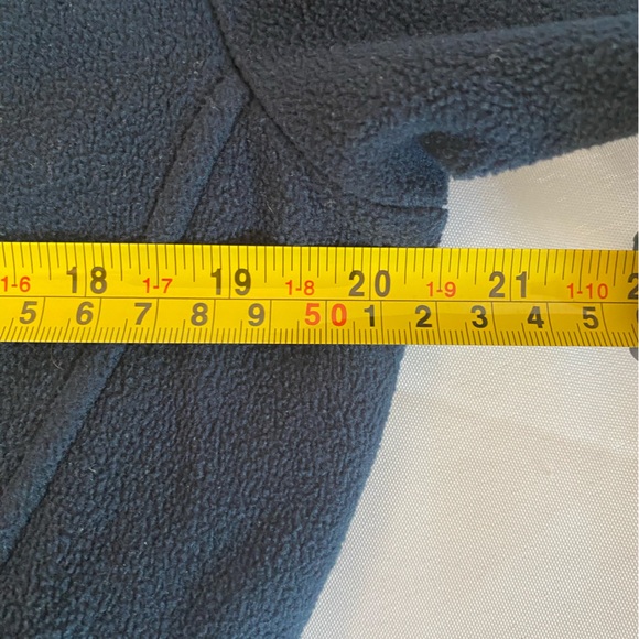 Columbia navy, zip up fleece jacket women’s large - Picture 8 of 12